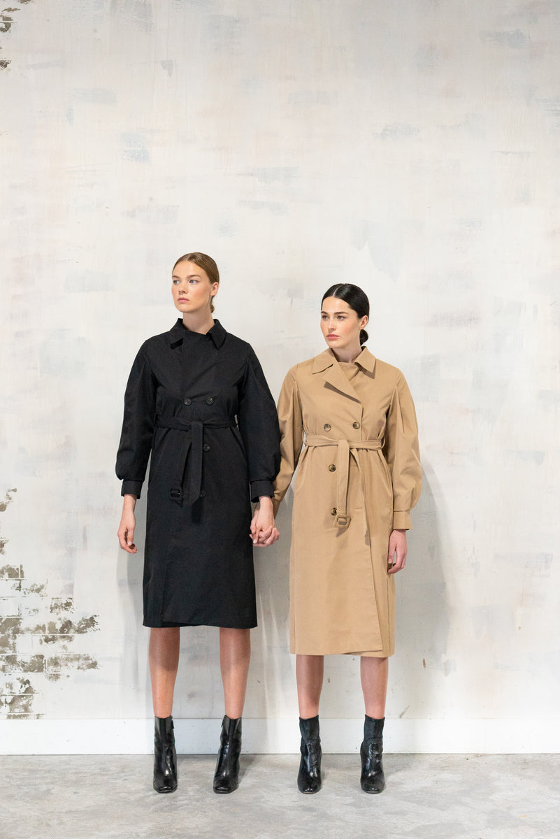 Puff Sleeve Trench