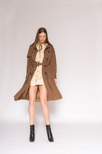 Classic Trench - As You Wish Boutique classic trench coat trench coat spring fall coat brown trench coat black trench coat