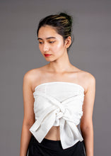 Load image into Gallery viewer, Bow Bandeau - As You Wish Boutique  beige bandeau green bandeau blue bandeau white bandeau beige bow bandeau green bow bandeau blue bow bandeau white bow bandeau