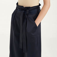Load image into Gallery viewer, Wide Leg Satin Trousers - As You Wish Boutique wide leg pants wide leg satin pants paper bag design paper bag satin trousers paper bag satin pants paper bag pants paper bag trousers paper bag wide leg pants paper bag wide leg trousers paper bag satin wide leg trousers paper bag satin wide leg pants